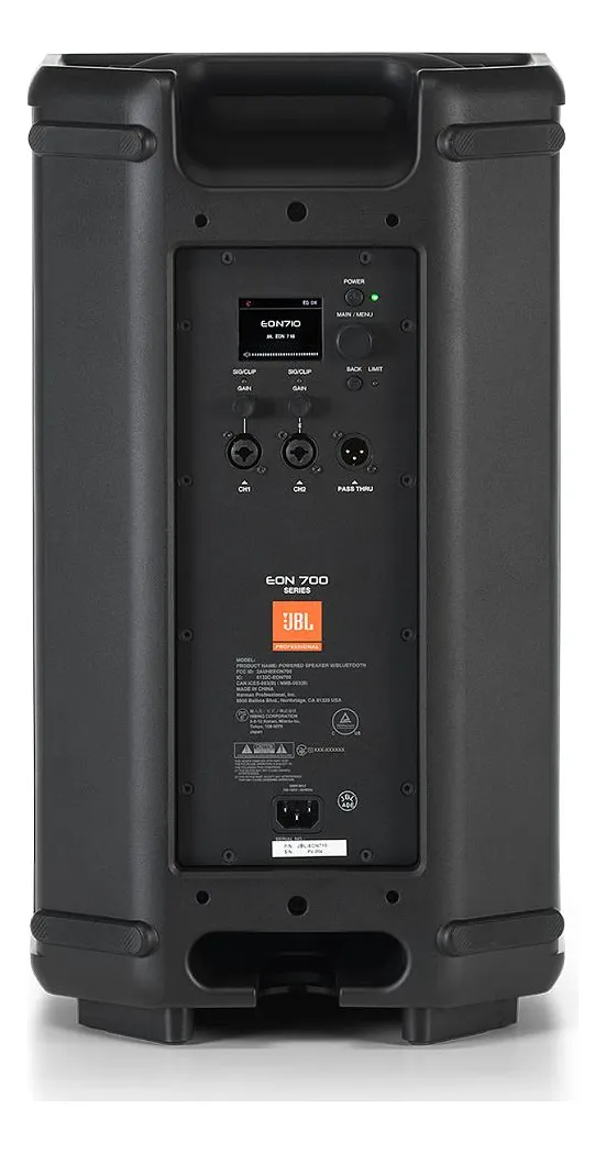Caixa Ativa Pa Portátil Jbl Eon710 1300w Bluetooth Bivolt