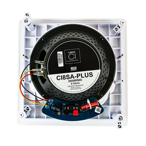 Arandela JBL CI8SA Plus Caixa Acústica de Embutir Angulada Kevlar Com Cone 8''