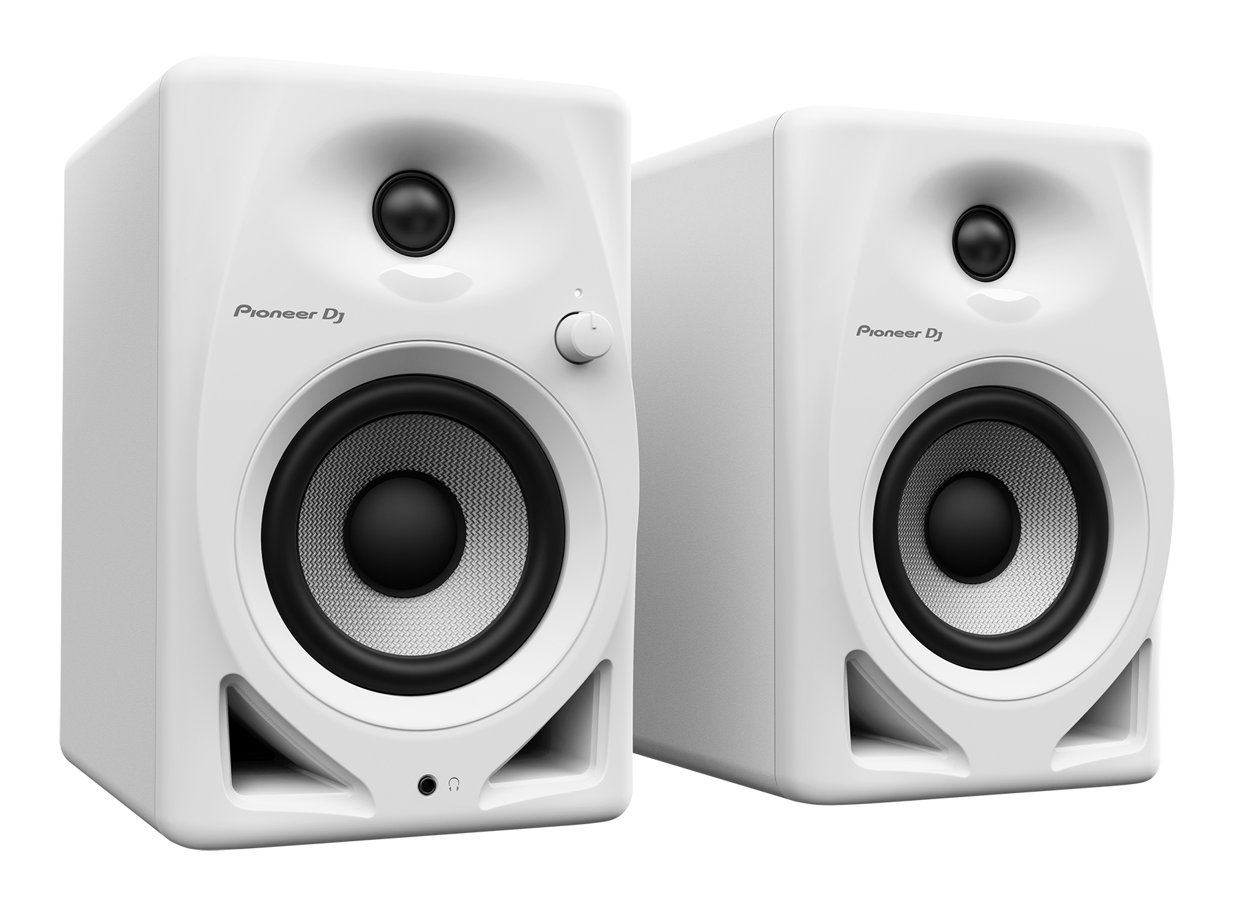 Pioneer DJ DM-40D - Monitor de áudio ativo bidirecional de 21W 4" - Branco (par)