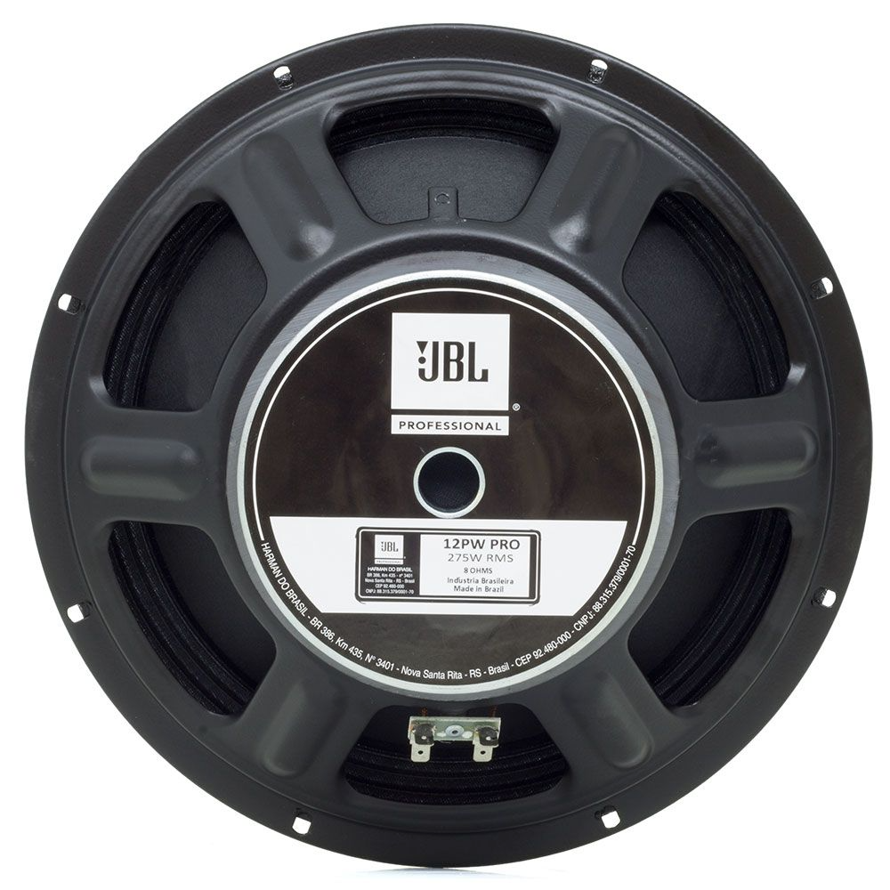 Alto Falante Woofer 12" JBL 12PW PRO 8R 275W RMS