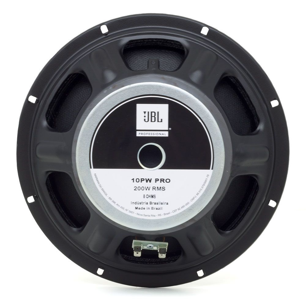 Alto Falante Woofer 10" JBL 10PW PRO 8R 200W RMS