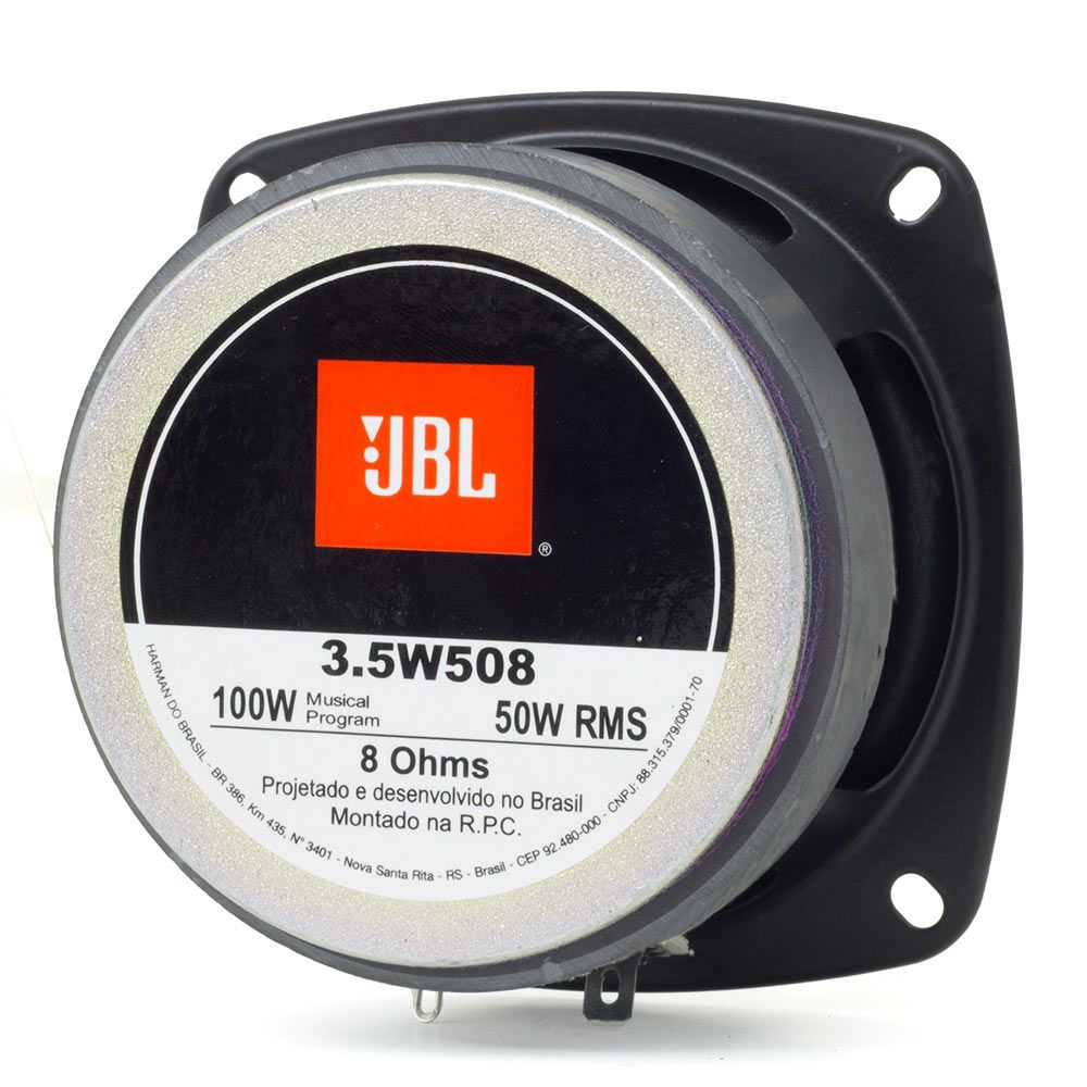 Kit 8 Unidades Alto Falante 3.5" JBL 3.5W508 50W RMS