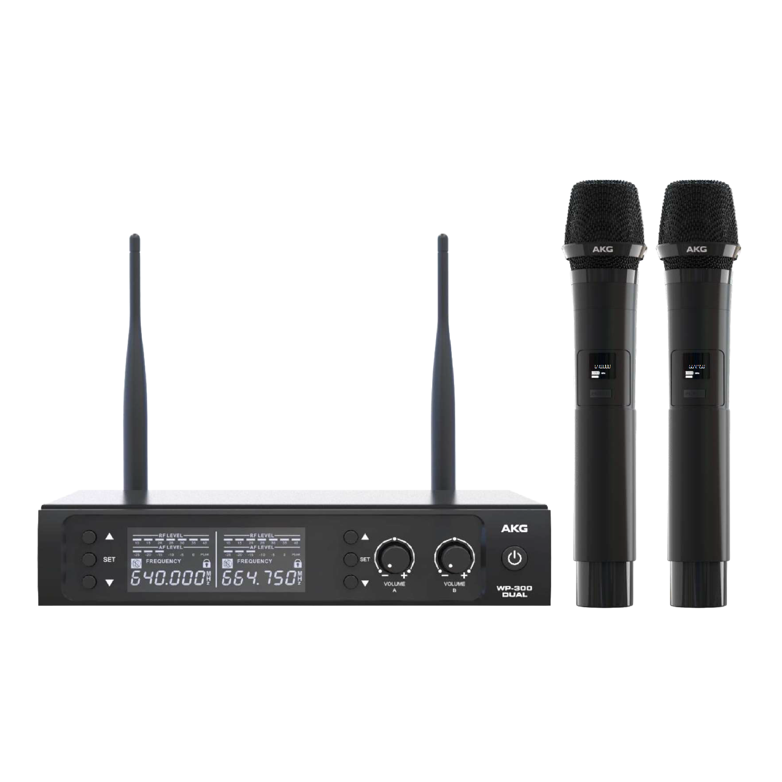 Microfone Sem Fio UHF AKG WP300 Dual