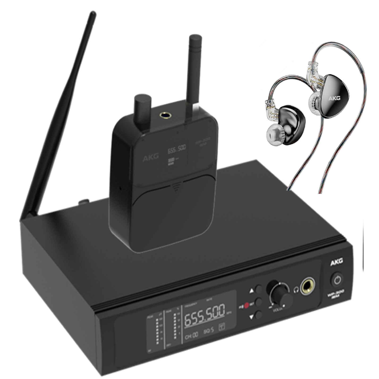 Kit Monitor Pessoal AKG WP300 IEM