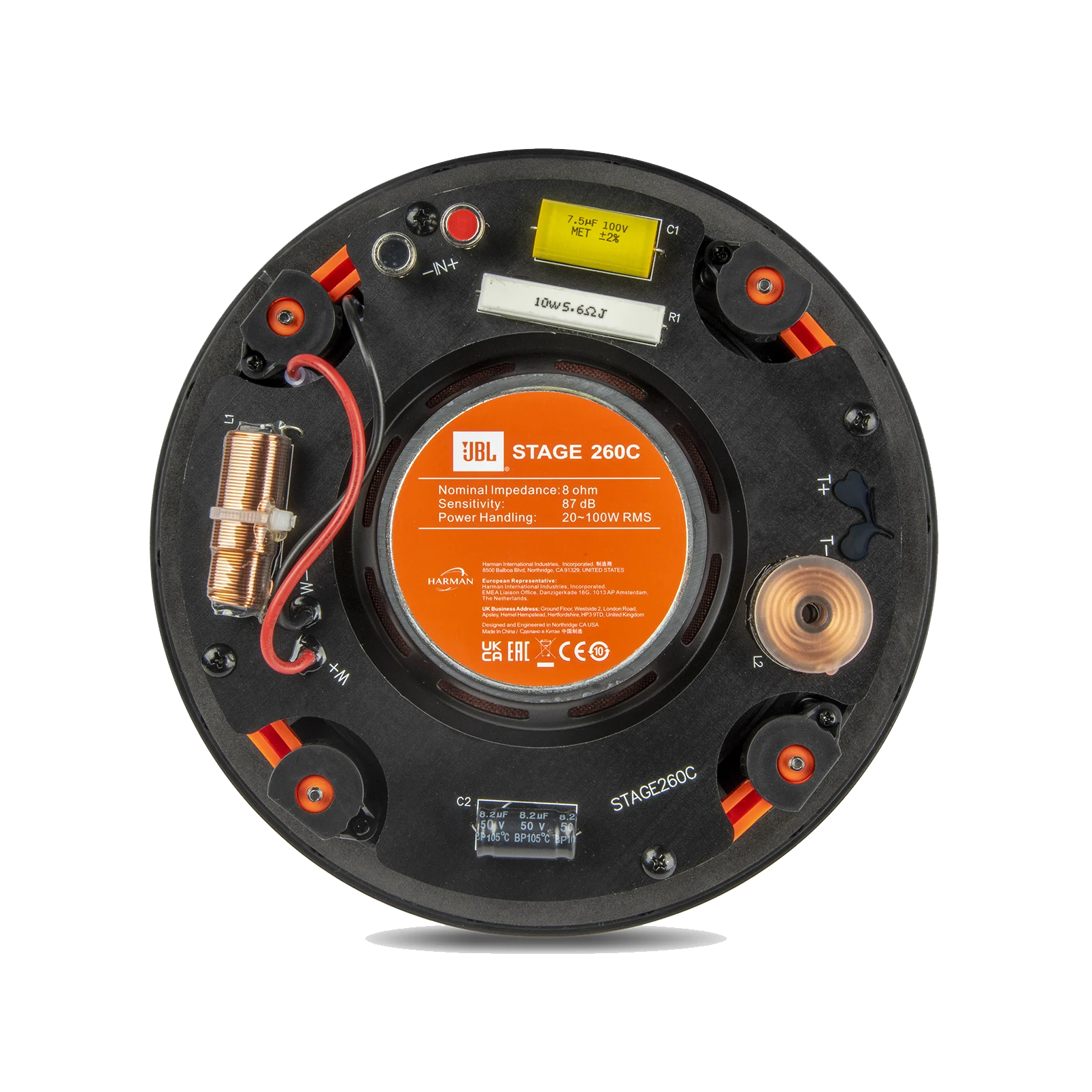 Arandela 6,5" JBL Stage 260C Redonda 100W RMS