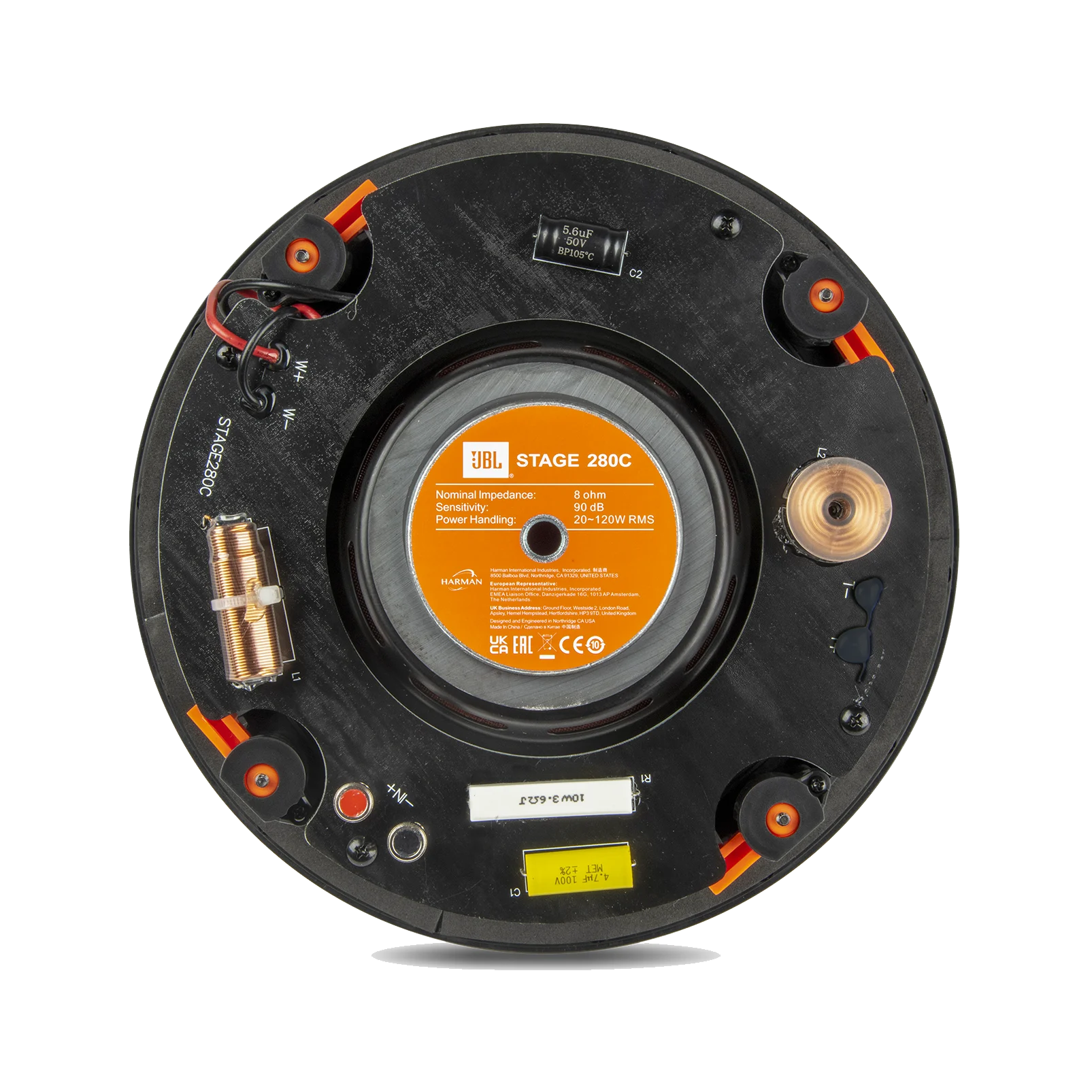 Arandela 8" JBL Stage 280C Redonda 120W RMS