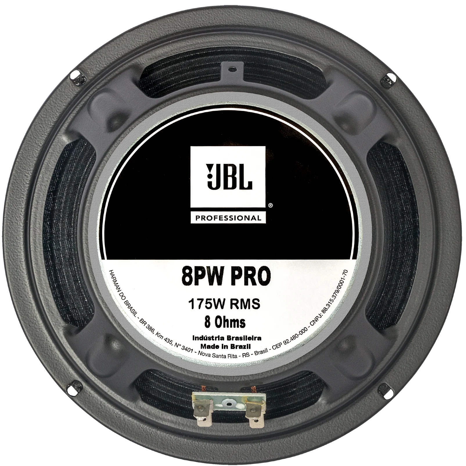 Alto Falante Woofer 8" JBL 8PW PRO 8R 175W RMS