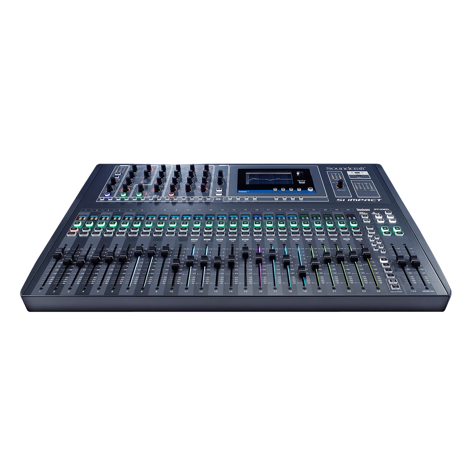 Mesa de Som Digital 32 Canais Souncraft Si Impact
