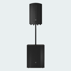 Subwoofer Amplificado Profissional 18" JBL MAX 18S 500W RMS Bivolt - Preto